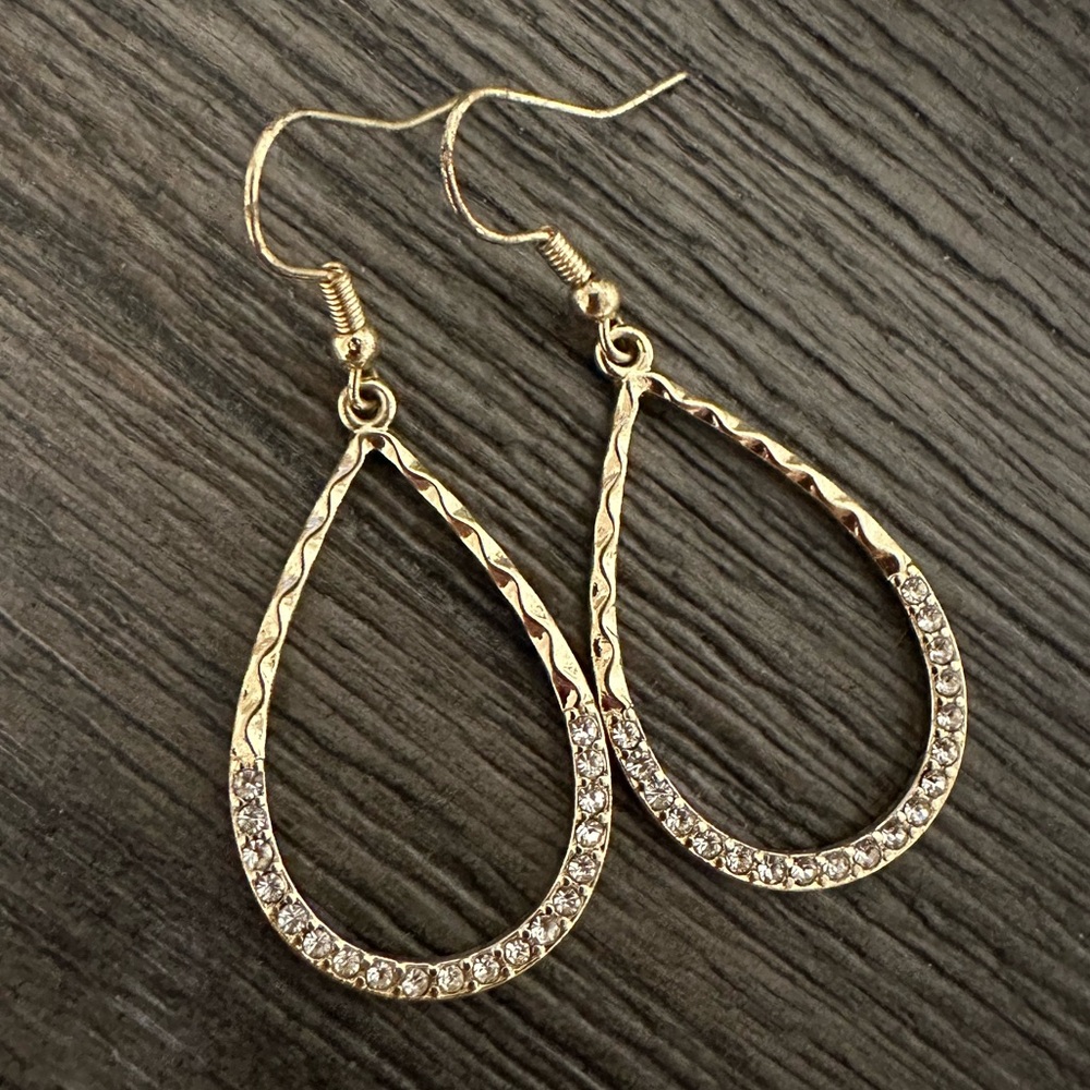 Park Lane Gold Oui Dangle Earrings women’s jewelry diamond stones